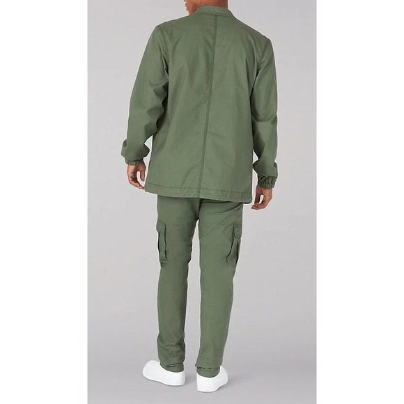 NEW LEE HERITAGE COACHES CHORE JACKET Olive Green Color Men's Large - Picture 10 of 11